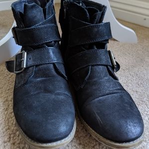 Steve Madden boots size 7.5 black leather
